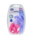 CHUPETE PHYSIO SOFT SILICONA ANAT ROSA 12M+ 2un