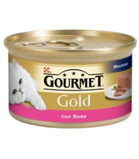 GOURMET GOLD MOUSSE BUEY CAJA 24X85gr.