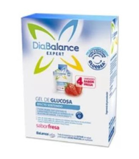 DIABALANCE gel glucosa efecto sostenido fresa 4ud.