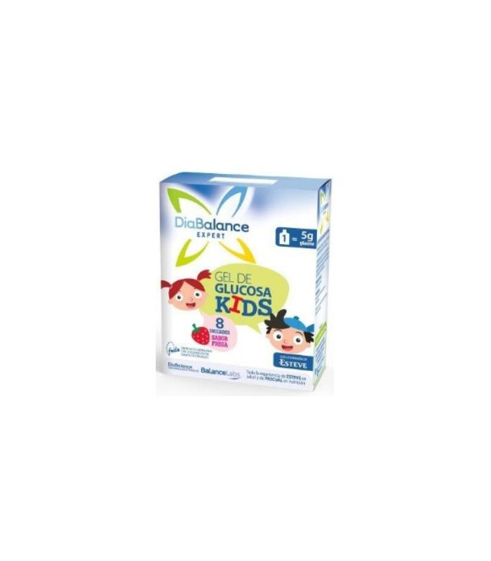 DIABALANCE gel glucosa kids fresa 8ud.