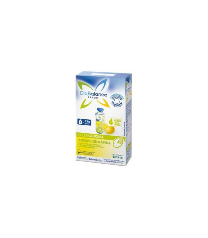 DIABALANCE gel glucosa absorcion rapida limon 4ud.