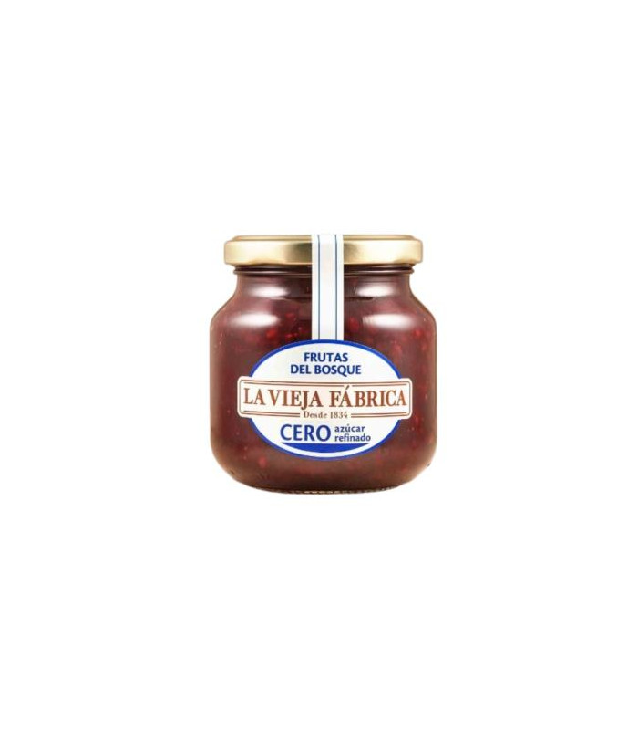 MERMELADA DE FRUTA DEL BOSQUE cero azucar refinado 280 gr