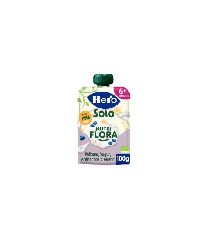 HERO NUTRI FLORA PLATANO-ARAND-YOGUR ECO 100gr.