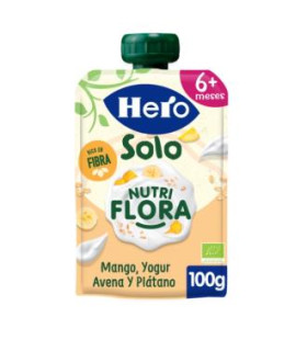 HERO NUTRI FLORA MANGO-PLATANO-YOGUR ECO 100gr.