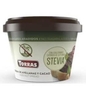 CREMA CACAO-AVELLANA STEVIA 200gr