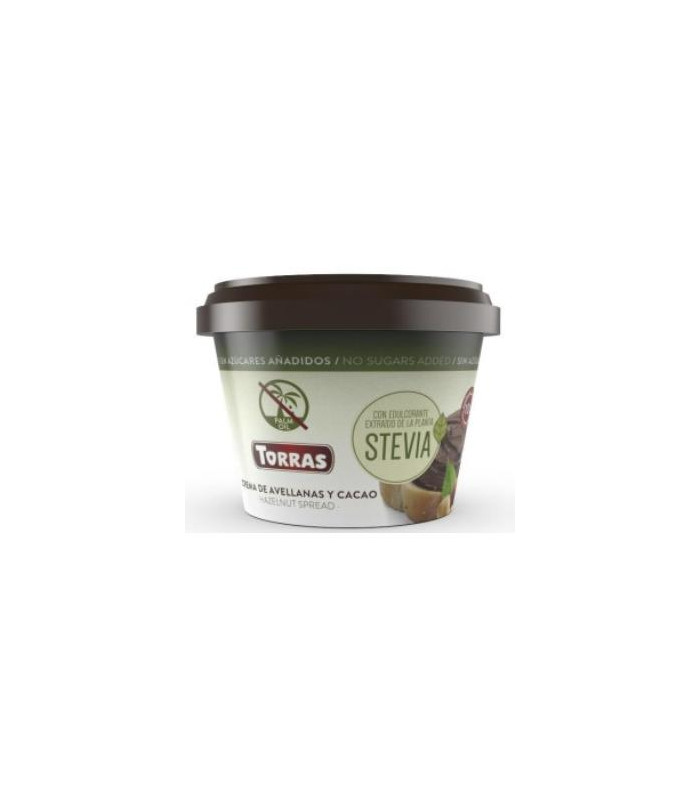 CREMA CACAO-AVELLANA STEVIA 200gr