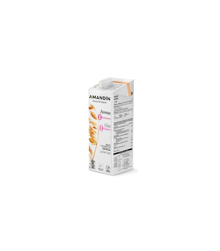 BEBIDA VEGETAL DE AVENA 0% azucares 1lt 6uds. BIO