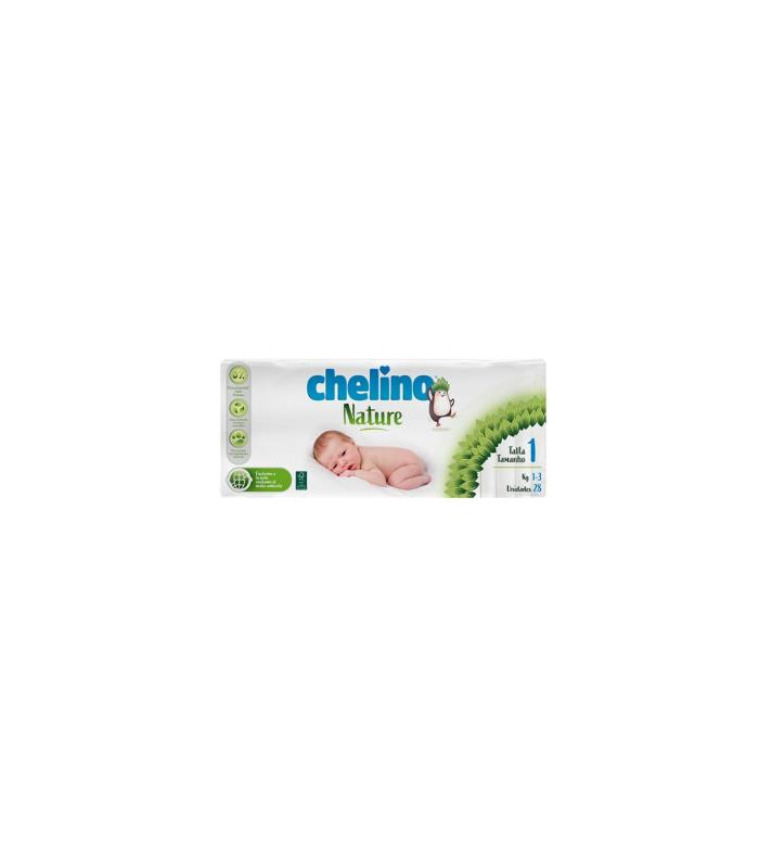CHELINO PAÑAL INF nature T/1 1-3kg 28un