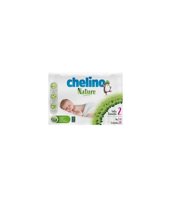 CHELINO PAÑAL INF nature T/2 3-6kg 28un