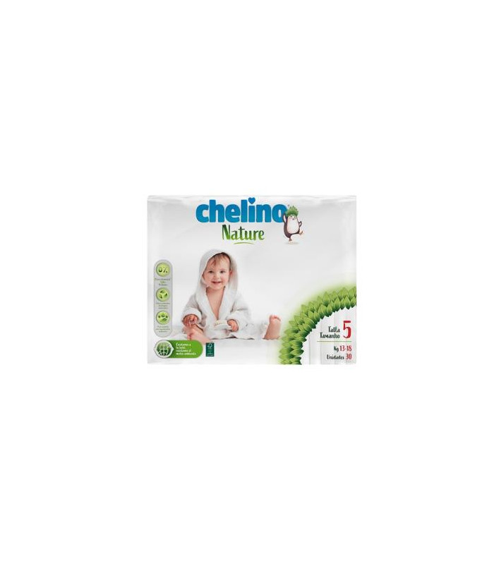 CHELINO PAÑAL INF nature T/5 13-18kg 30un