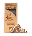 TURRON CHOCOLATE LECHE ALMENDRAS 200 gr ECO