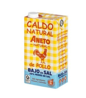 CALDO DE POLLO bajo en sal 1l.