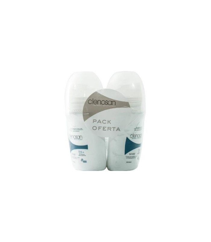 CLENOSAN DUPLO desoddorante roll-on 2x75ml.