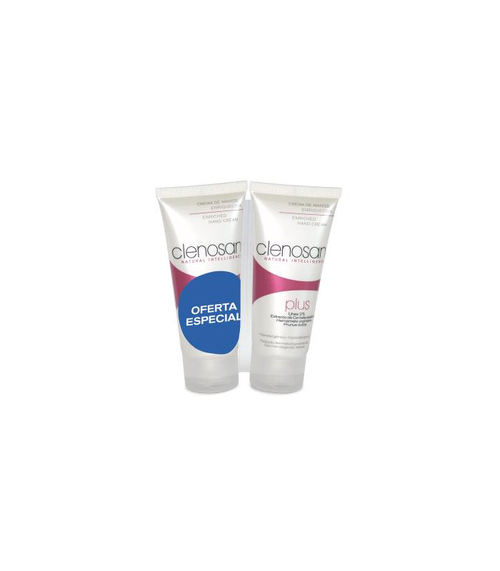 CLENOSAN DUPLO crema manos enriquecida plus 2x50ml