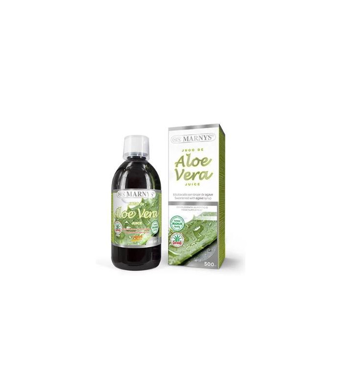 JUGO DE ALOE VERA Y AGAVE puro 500ml.