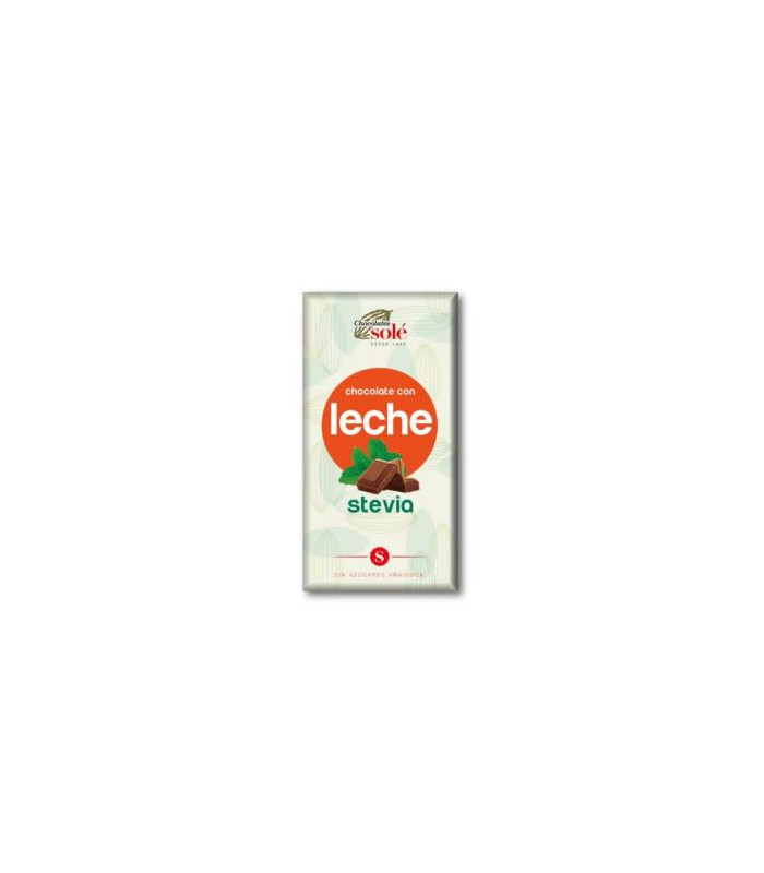 CHOCOLATE CON LECHE Y STEVIA 100gr. S/A