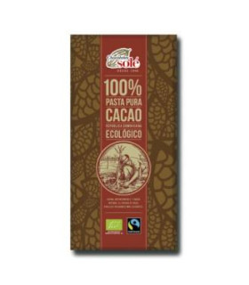 CHOCOLATE NEGRO 100%  80gr. ECO SG