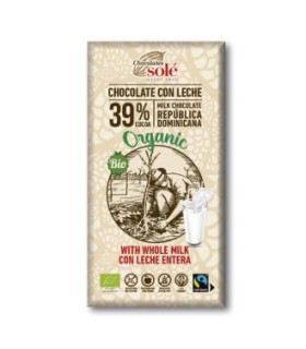 CHOCOLATE CON LECHE 100gr. ECO