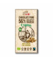 CHOCOLATE NEGRO 56% con jengibre 100gr. ECO