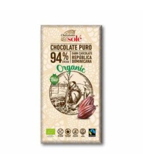CHOCOLATE NEGRO 94%  100gr. ECO SG