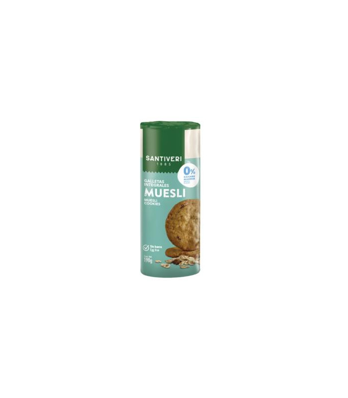 GALLETAS INTEGRALES MUESLI 0% azucares 190gr.