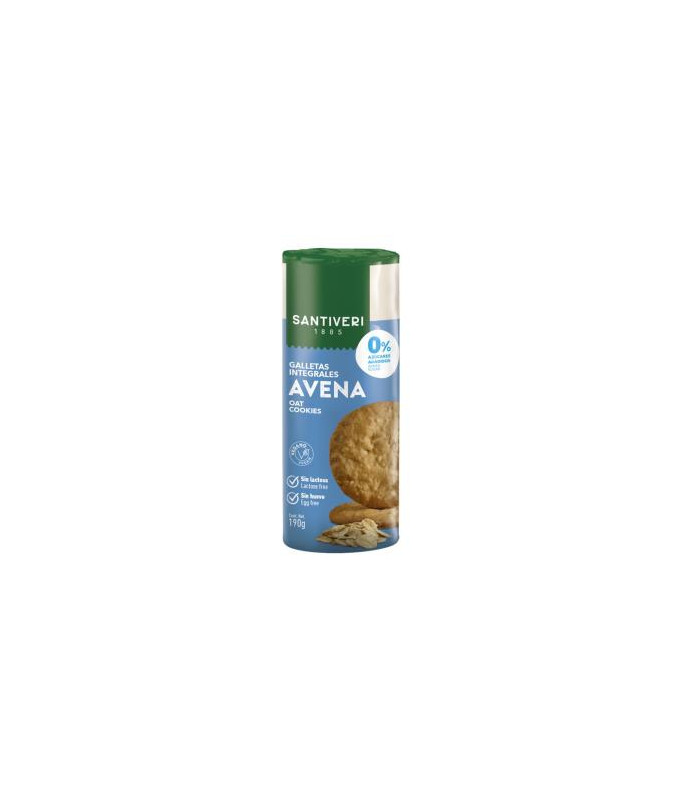 GALLETAS INTEGRALES AVENA 0% azucares 190gr.