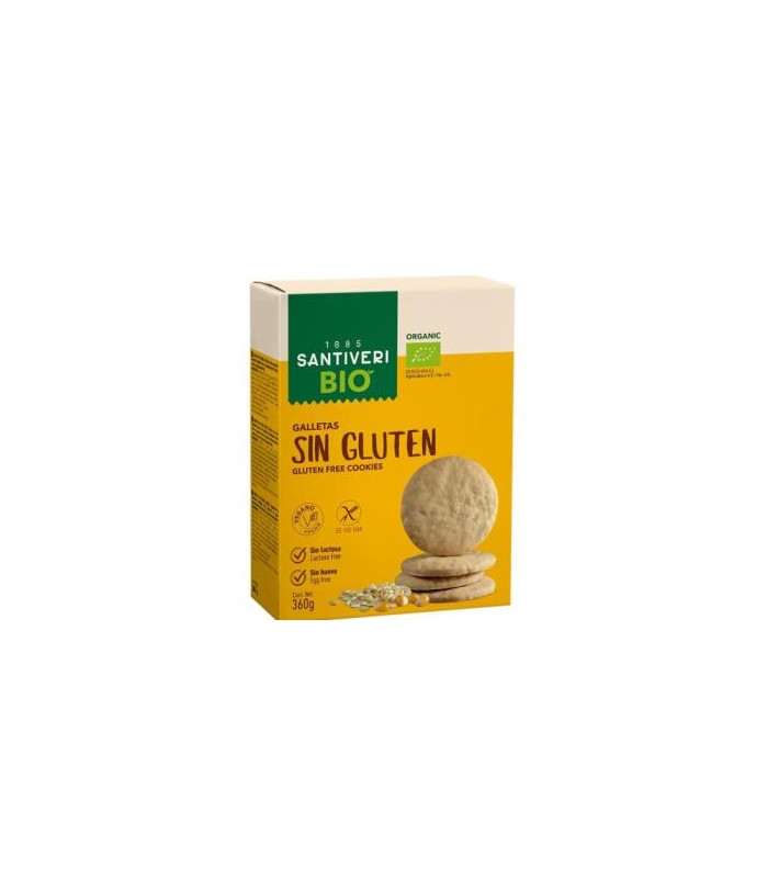 GALLETAS SIN GLUTEN  2 Paquetes 360gr. BIO