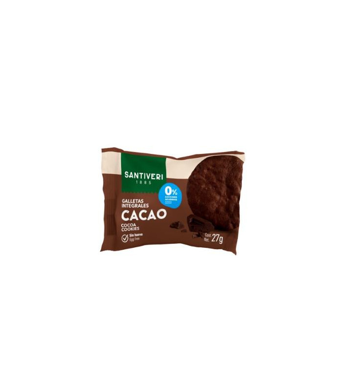 GALLETAS INTEGRALES CACAO 3uds. 27gr