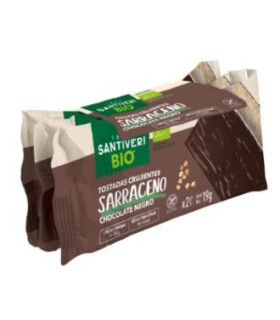 TOSTADAS TRIGO SARRACENO choco negro 6ud.