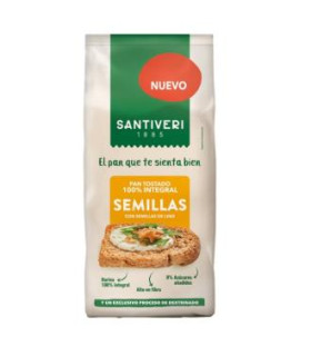 PAN TOSTADO 100% integral semillas 200 gr