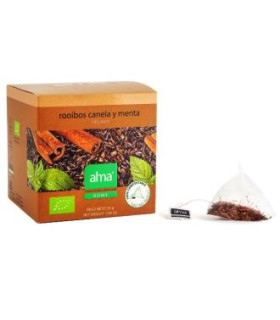 ROOIBOS CANELA MENTA infusion 15piramide ECO VEGAN