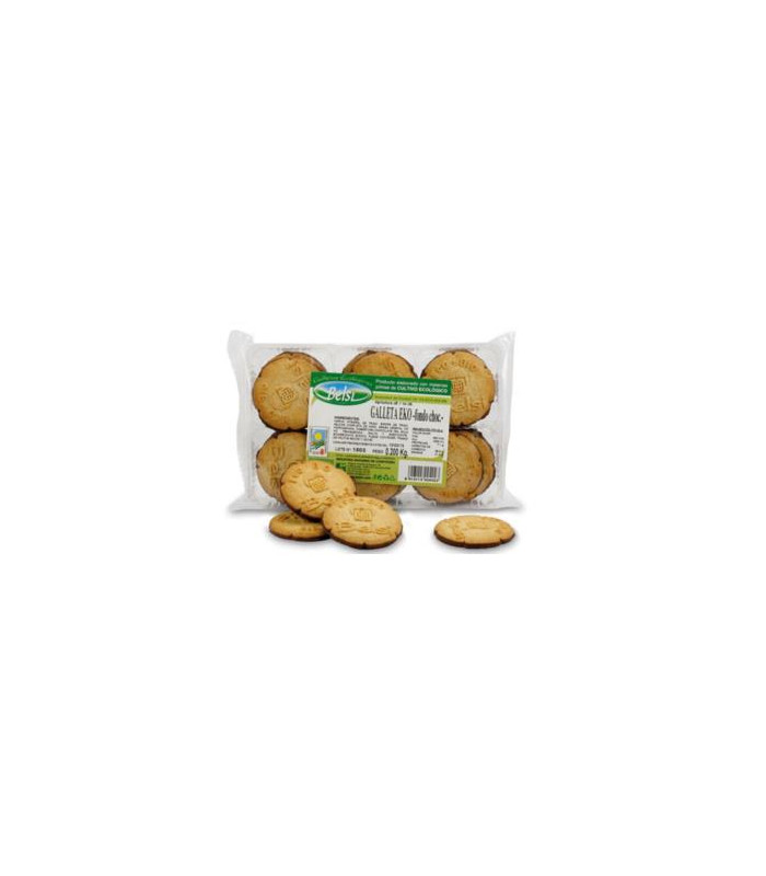 GALLETAS EKO con fondo de chocolate 200g BIO VEGAN