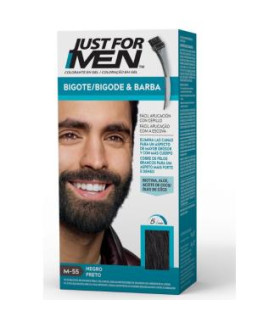 JUST FOR MEN BIGOTE BARBA negro M55