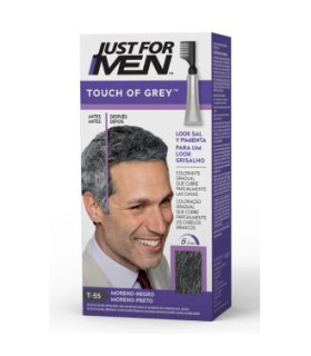 JUST FOR MEN TOUCH OF GREY TONO moreno negro T55