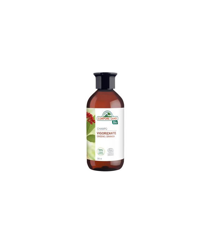 CHAMPU revitalizante ginseng y granada BIO 300ml.