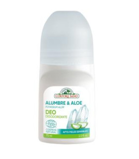 DESODORANTE MINERAL aloe roll-on 75ml. ECOCERT