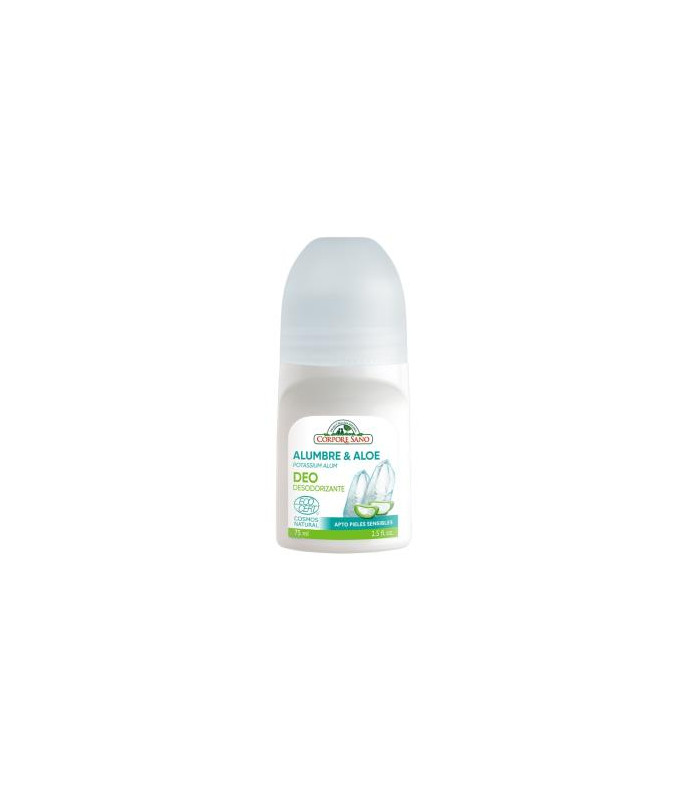 DESODORANTE MINERAL aloe roll-on 75ml. ECOCERT