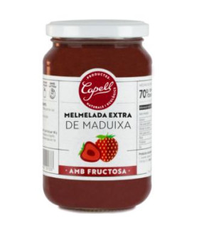 MERMELADA DE FRESA con fructosa 400gr.