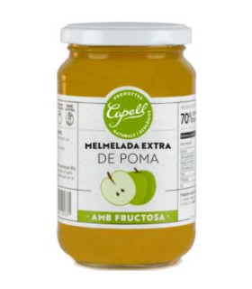 MERMELADA DE MANZANA con fructosa 400gr.