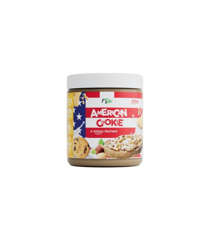 CREMA PROTEICA AMERICAN COOKIE sin azucar añadido 250gr.