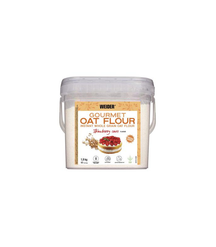 WEIDER HARINA DE AVENA tarta de fresa 1,9kg.