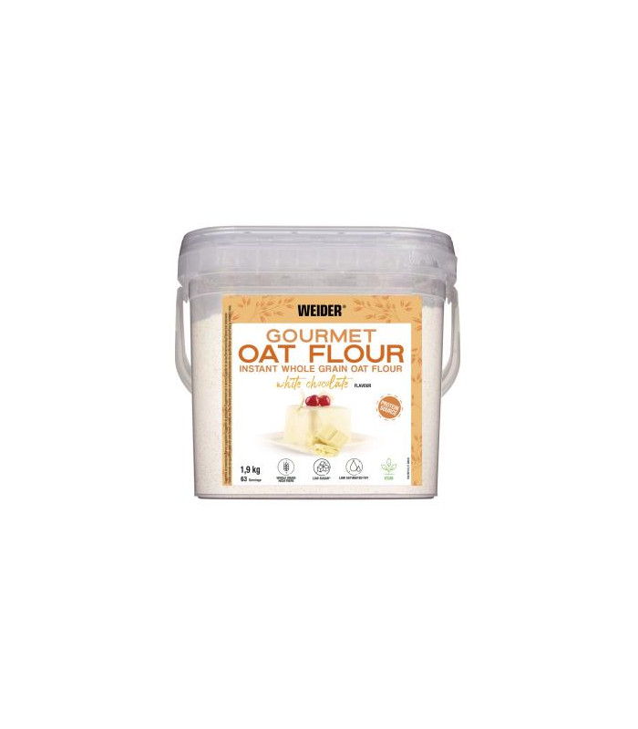 WEIDER HARINA DE AVENA chocolate blanco 1,9kg.