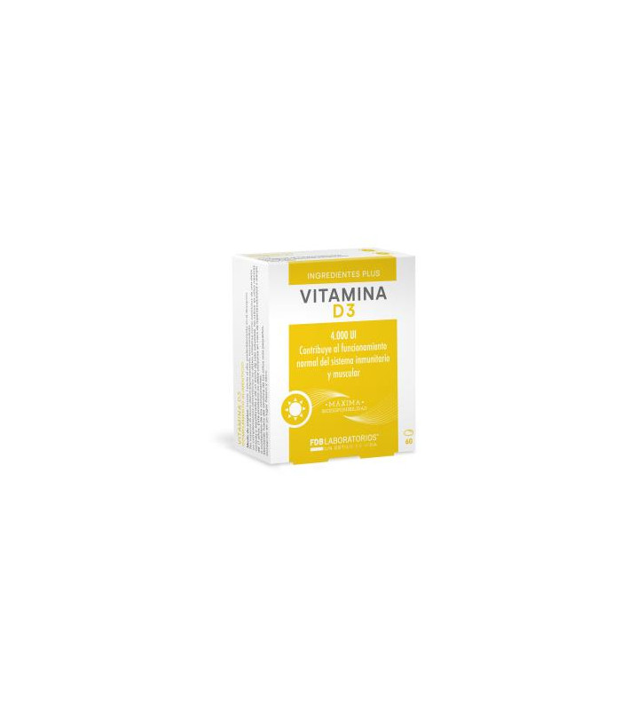 VITAMINA D3 4000UI 60perlas