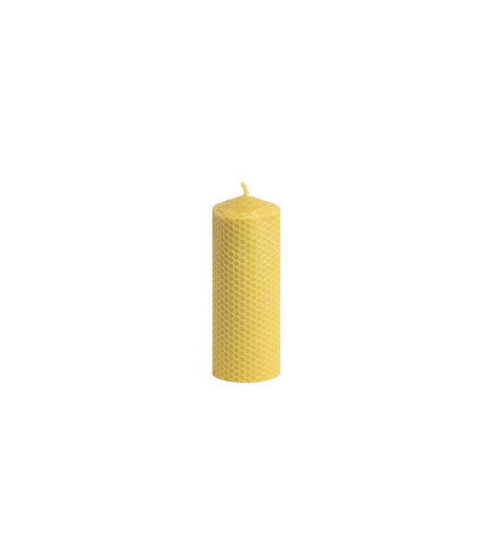 VELA  CERA DE ABEJA  RUSC6X15  6x15cm 1ud.