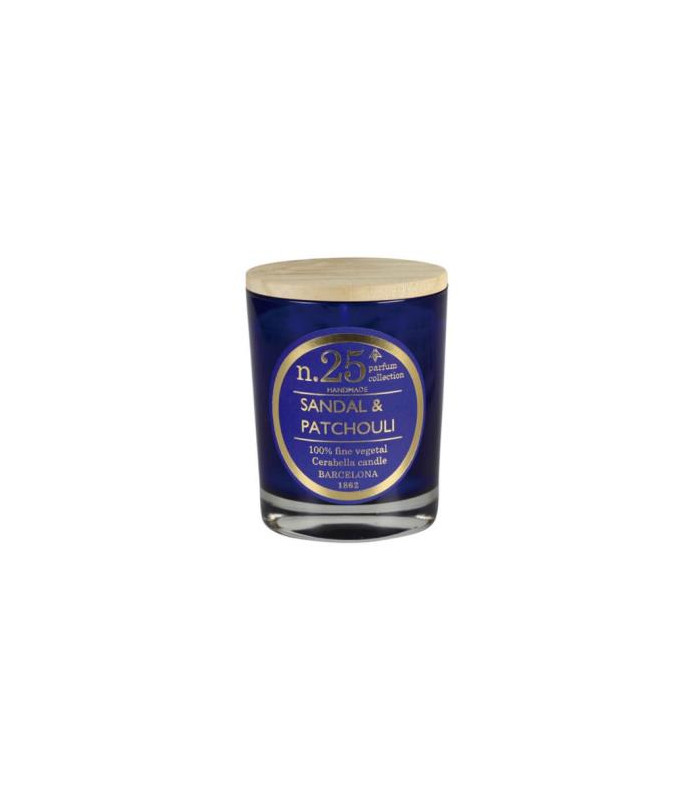 VELA VASO PERF25 sandal-patchouli 7,5x9cm 1ud.