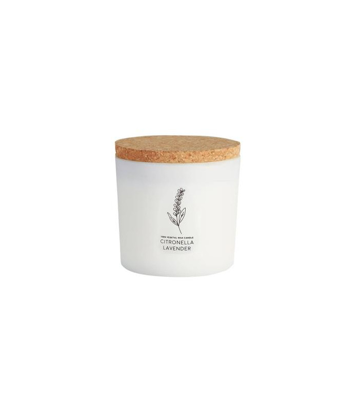 VELA TARRO BLANCO CITCORV citronela-lavanda 10x10c