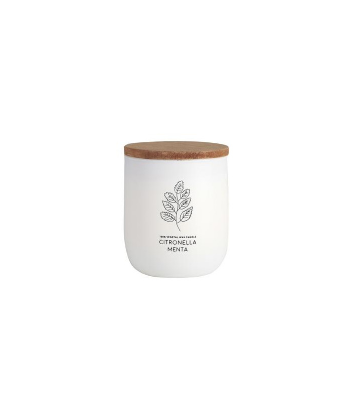 VELA VASO BLANCO CITVASM citronela-menta 7x9cm 1ud