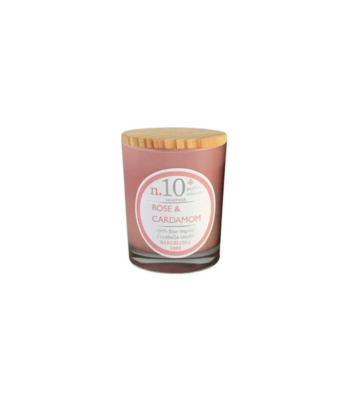 VELA VASO PERF10 rose-cardamon 7,5x9cm 1ud.