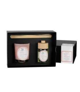 SETPERF10 VELA+MIKADO rose-cardamom 23x16,6x8,3cm.