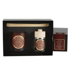 SETPERF11 VELA+MIKADO argan-cacao 23x16,6x8,3cm.